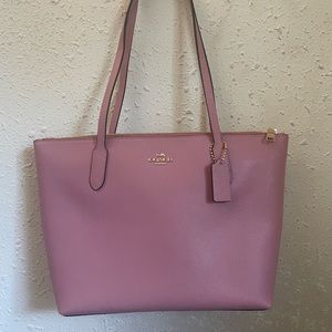 Coach New York Zip up tote purse